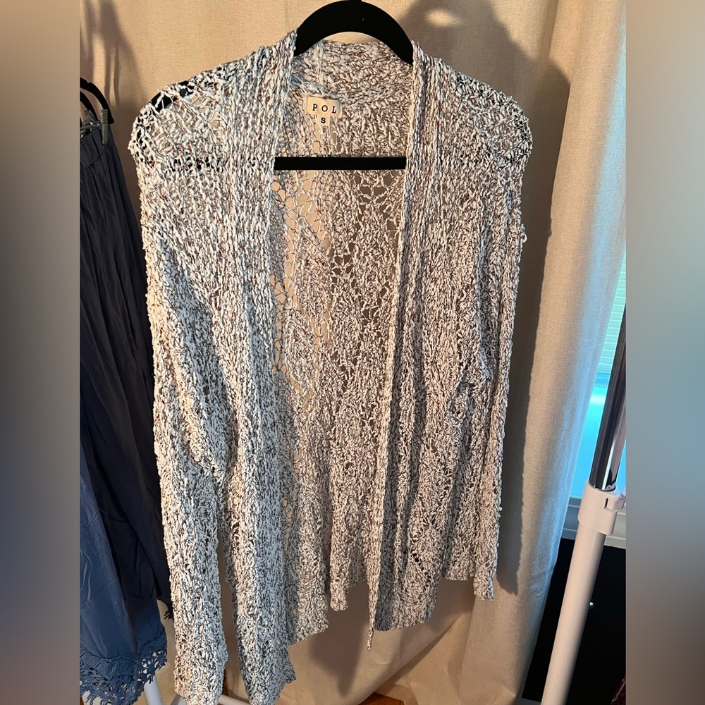 POL Women's Open-Knit Cardigan